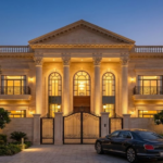 تصميم واجهات فلل نيو كلاسيك