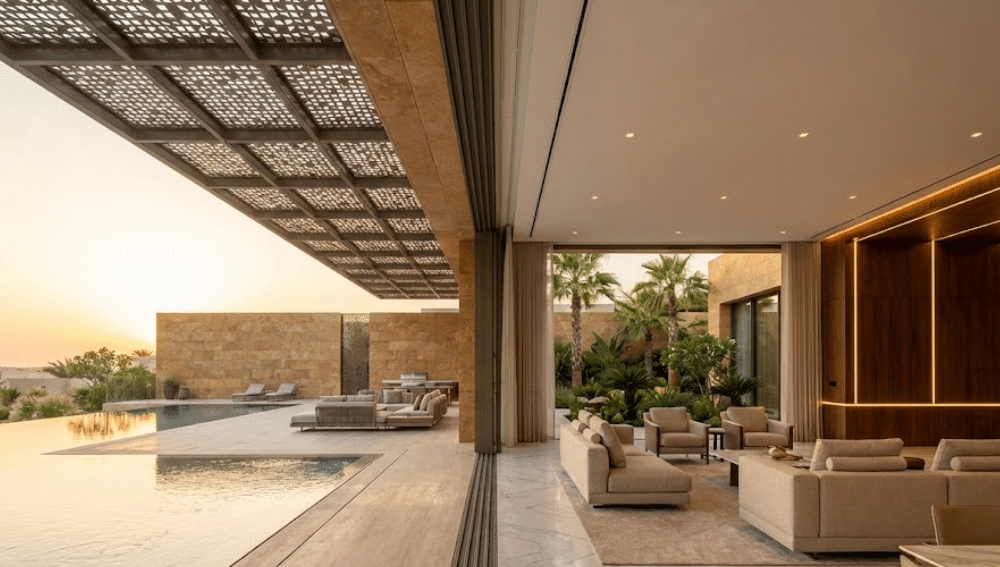 التصميم المعماري للفلل الفاخرة