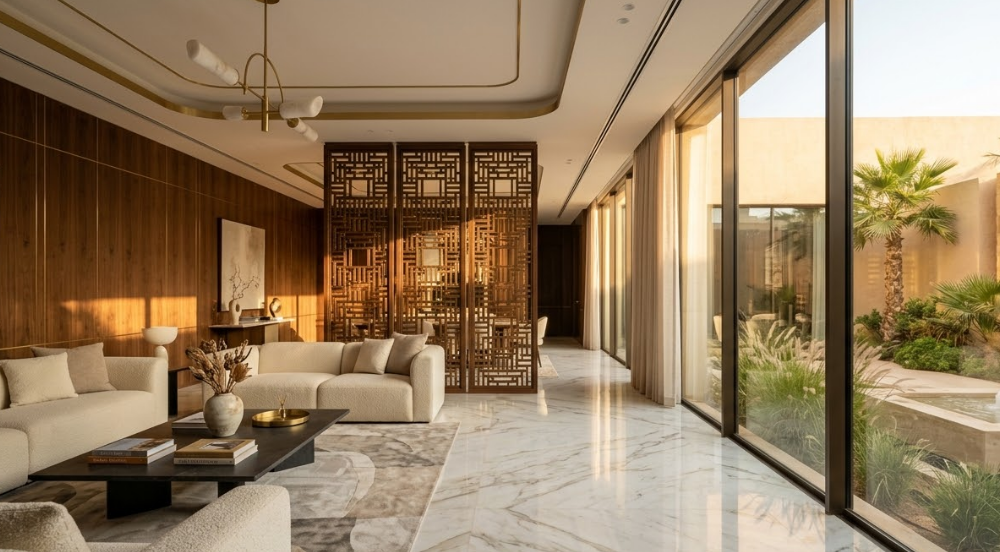 الديكور المنزلي للفلل الفاخرة: دليلك المعماري في الخليج