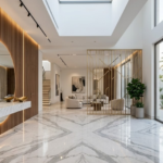 ديكور مدخل البيت الداخلي مودرن: أسرار الفخامة في الفلل الخليجية