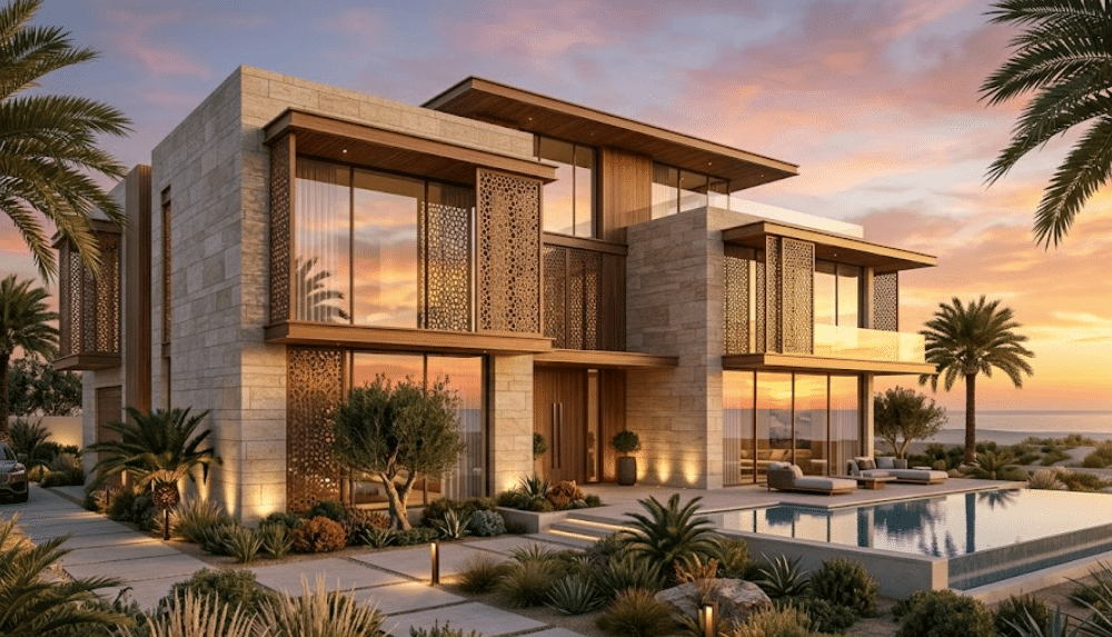 تجربة السكن الاستثنائية: دليلك لأرقى استشارات هندسية لتصميم الفلل في الخليج